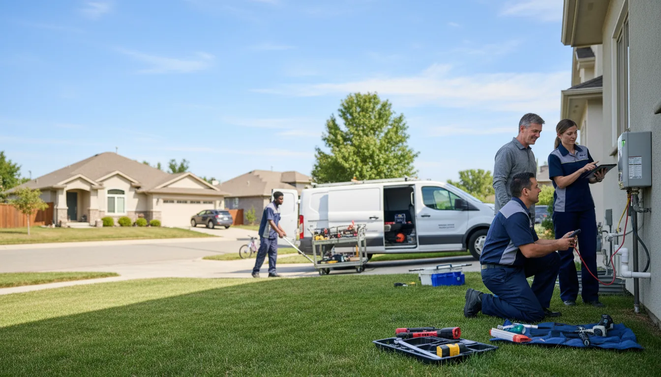 Tankless water heater service in Wells, MI